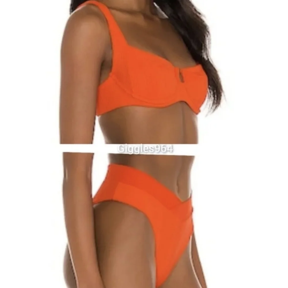 L*Space Camellia Court Bikini Set Sky Blue